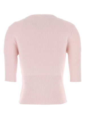 GIVENCHY Pastel Pink Cotton Blend Sweater for Women