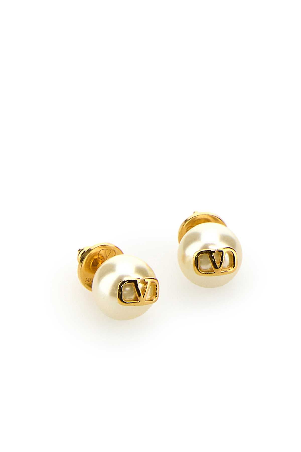 VALENTINO GARAVANI Ivory Pearl Mini Earrings