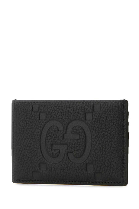 GUCCI Men's Mini Leather Card Holder - 12 cm x 8 cm