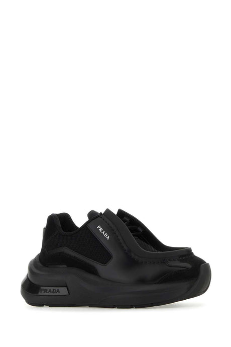 PRADA Classic Black Systeme Sneaker for Men