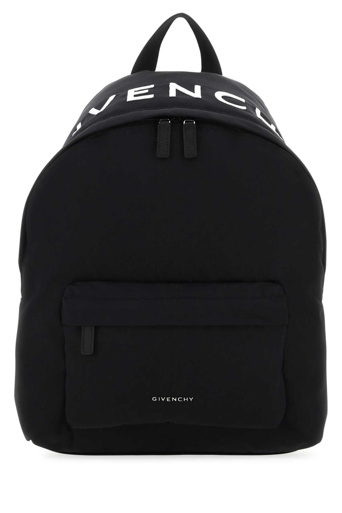 GIVENCHY Essential Black Fabric Backpack - 30 cm x 43 cm x 13 cm