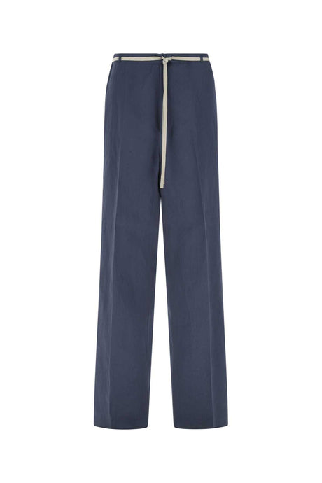 ZEGNA Wide-Leg Cotton Blend Pants for Men