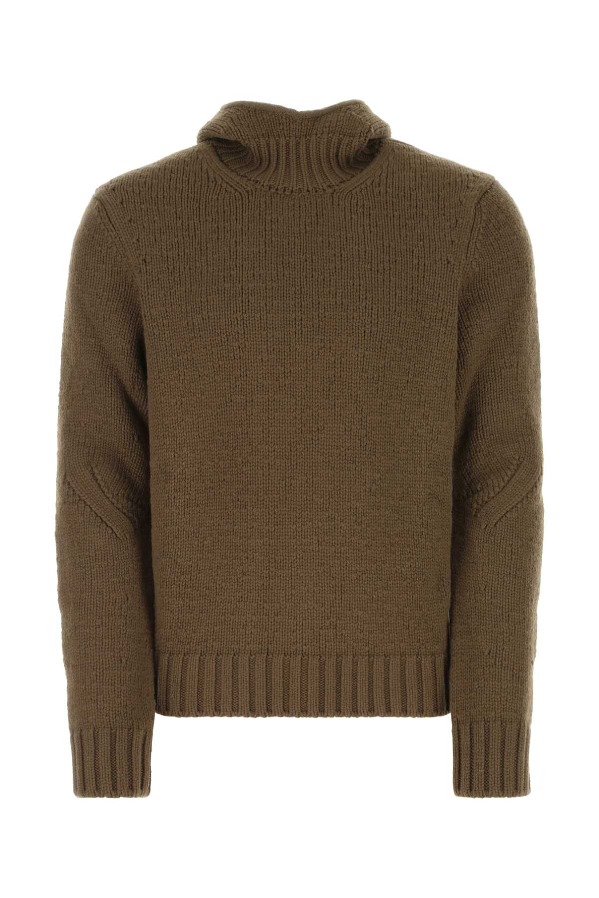 BOTTEGA VENETA Mud Wool Blend Sweater for Men