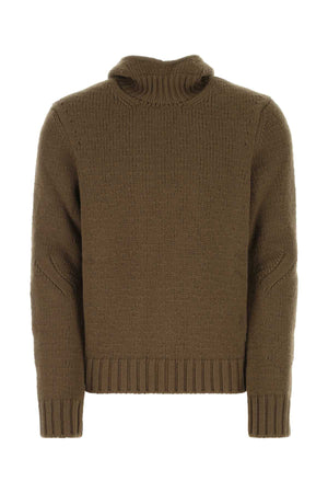 BOTTEGA VENETA Mud Wool Blend Sweater for Men