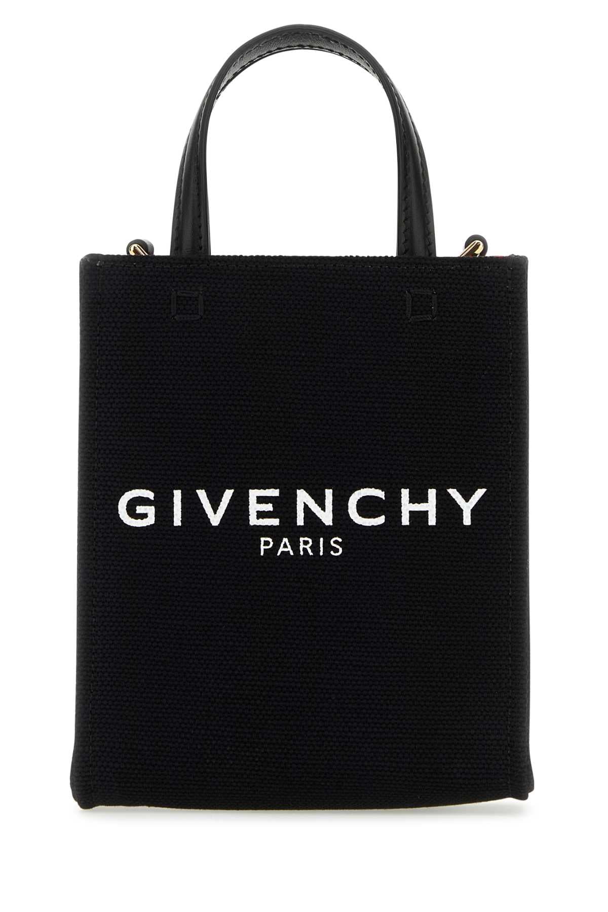 GIVENCHY Mini Black Canvas Tote Handbag