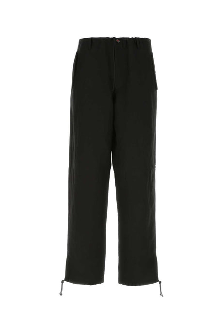 MAISON MARGIELA Linen Blend Pant for Men - Timeless Black Elegance