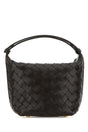 BOTTEGA VENETA Mini Dark Brown Leather Candy Handbag