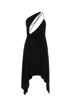 COPERNI Chic Black Stretch Viscose Mini Dress