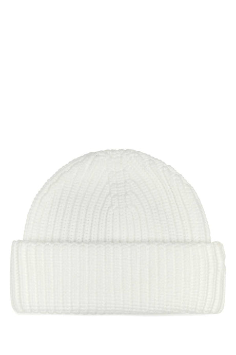 PRADA Sophisticated White Polyester Beanie Hat