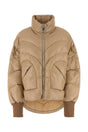 KHRISJOY Mini Down Jacket in Beige for Women