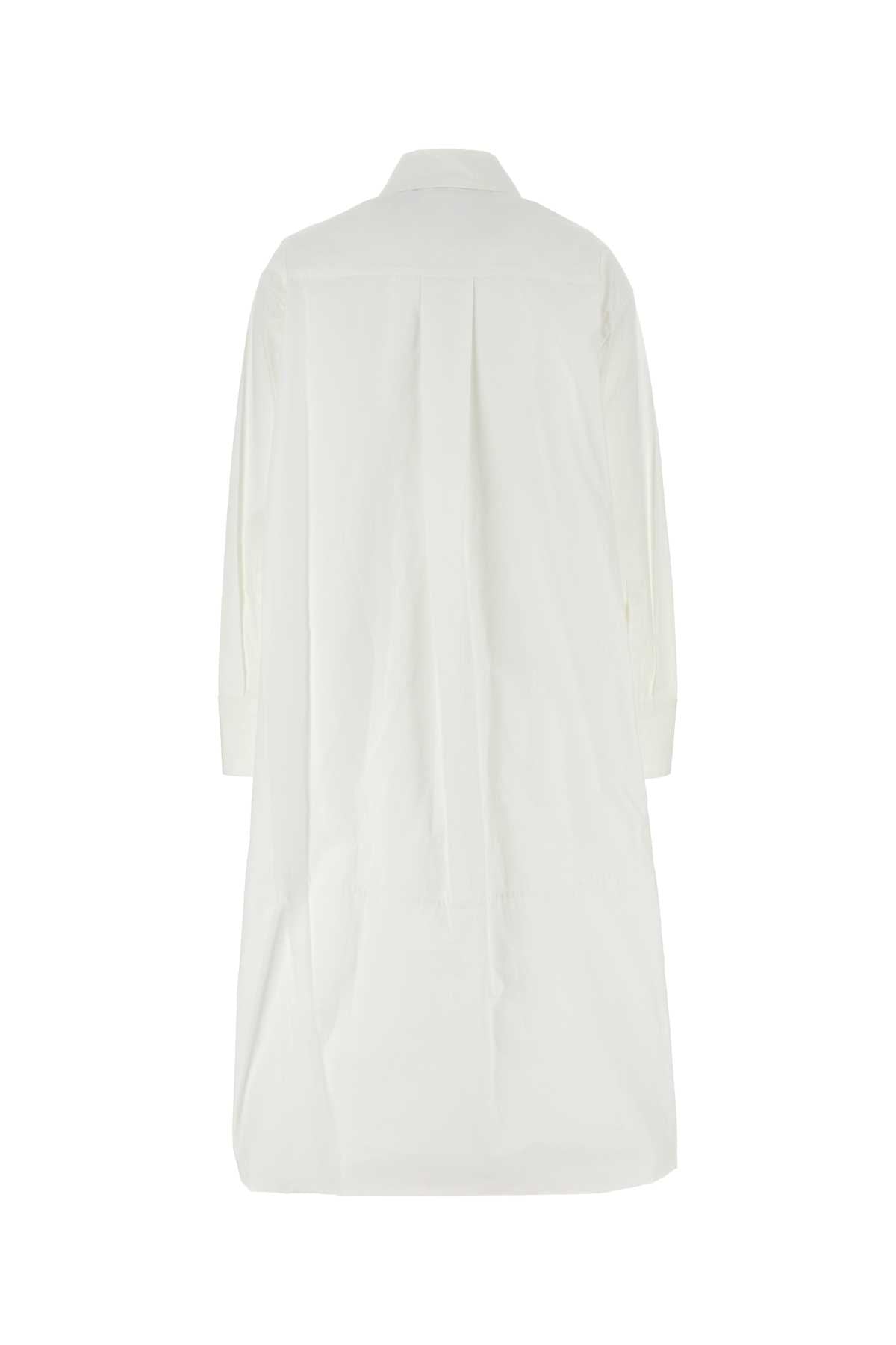 JIL SANDER Chic Cotton Poplin Mini Shirt Dress