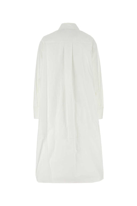 JIL SANDER Chic Cotton Poplin Mini Shirt Dress