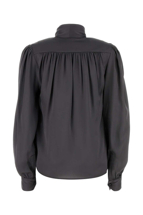 SAINT LAURENT Elegant Satin Blouse