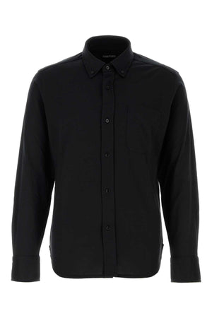 TOM FORD Sophisticated Black Silk Blend Shirt for Men