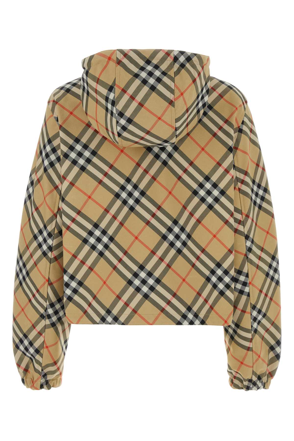 BURBERRY Reversible Printed Polyester Jacket for Women