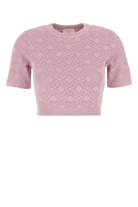 GIVENCHY Cropped Short Sleeves Sweater