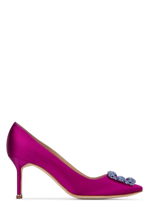 MANOLO BLAHNIK Elegant Satin Pumps for Women