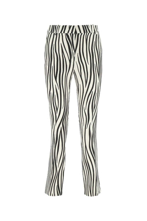 VALENTINO GARAVANI Animal Print Wool Blend Pants for Women