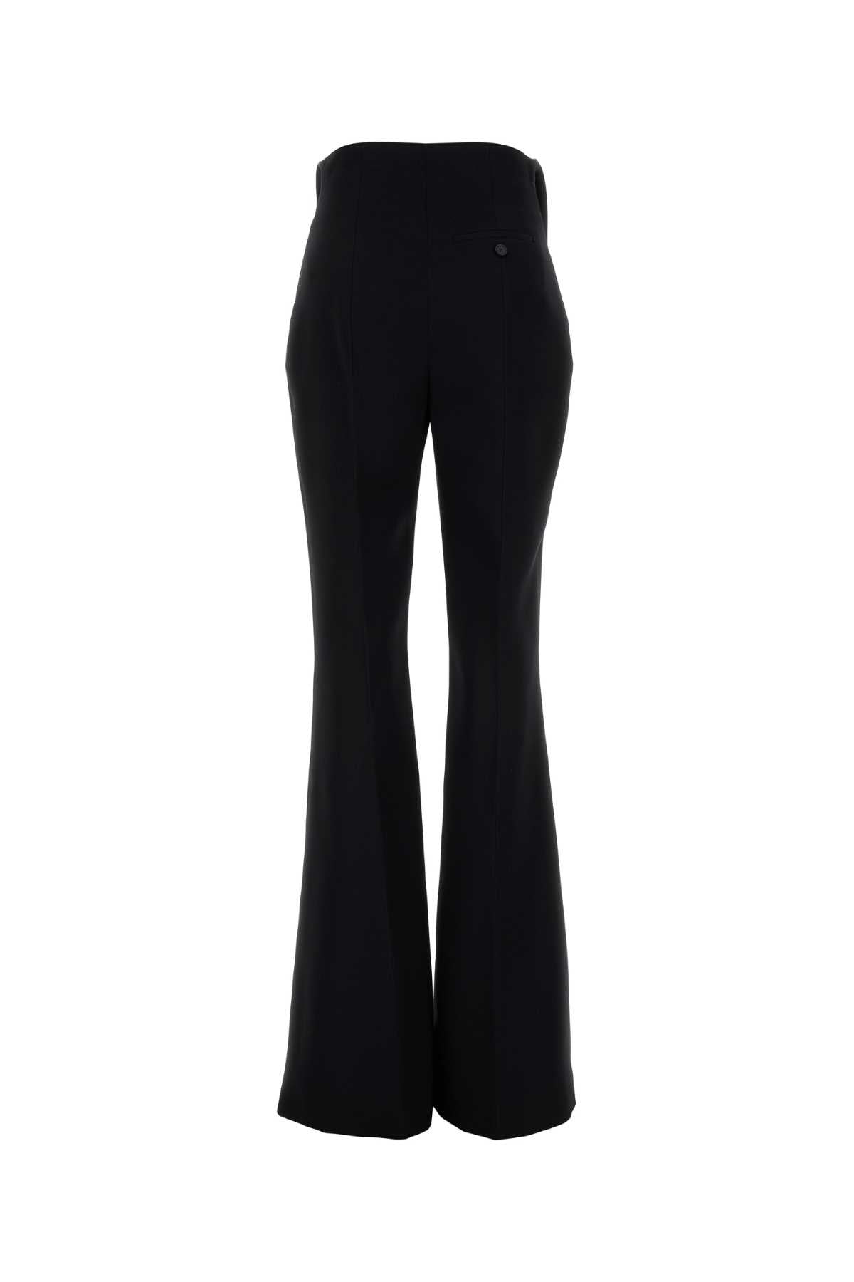 ALEXANDER MCQUEEN Chic Black Wool Pants for Women