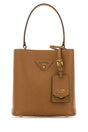 PRADA Mini Caramel Leather Panier Handbag