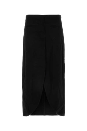 COURREGES Chic Black Mini Skirt for Women