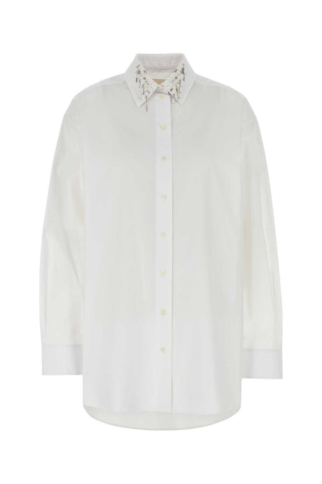 GIVENCHY Oversize White Poplin Shirt for Women