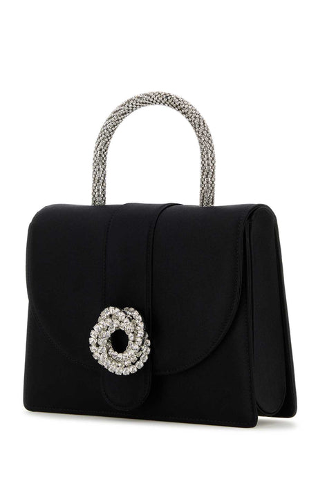 MACH&MACH Mini Black Satin Galaxy Handbag