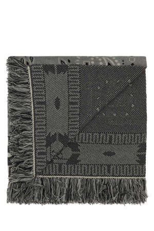 ALANUI Embroidered Cashmere Blend Icon Blanket