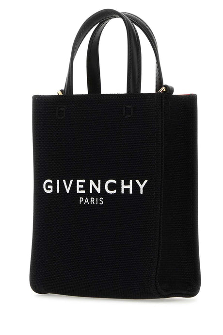 GIVENCHY Mini Black Canvas Tote Handbag